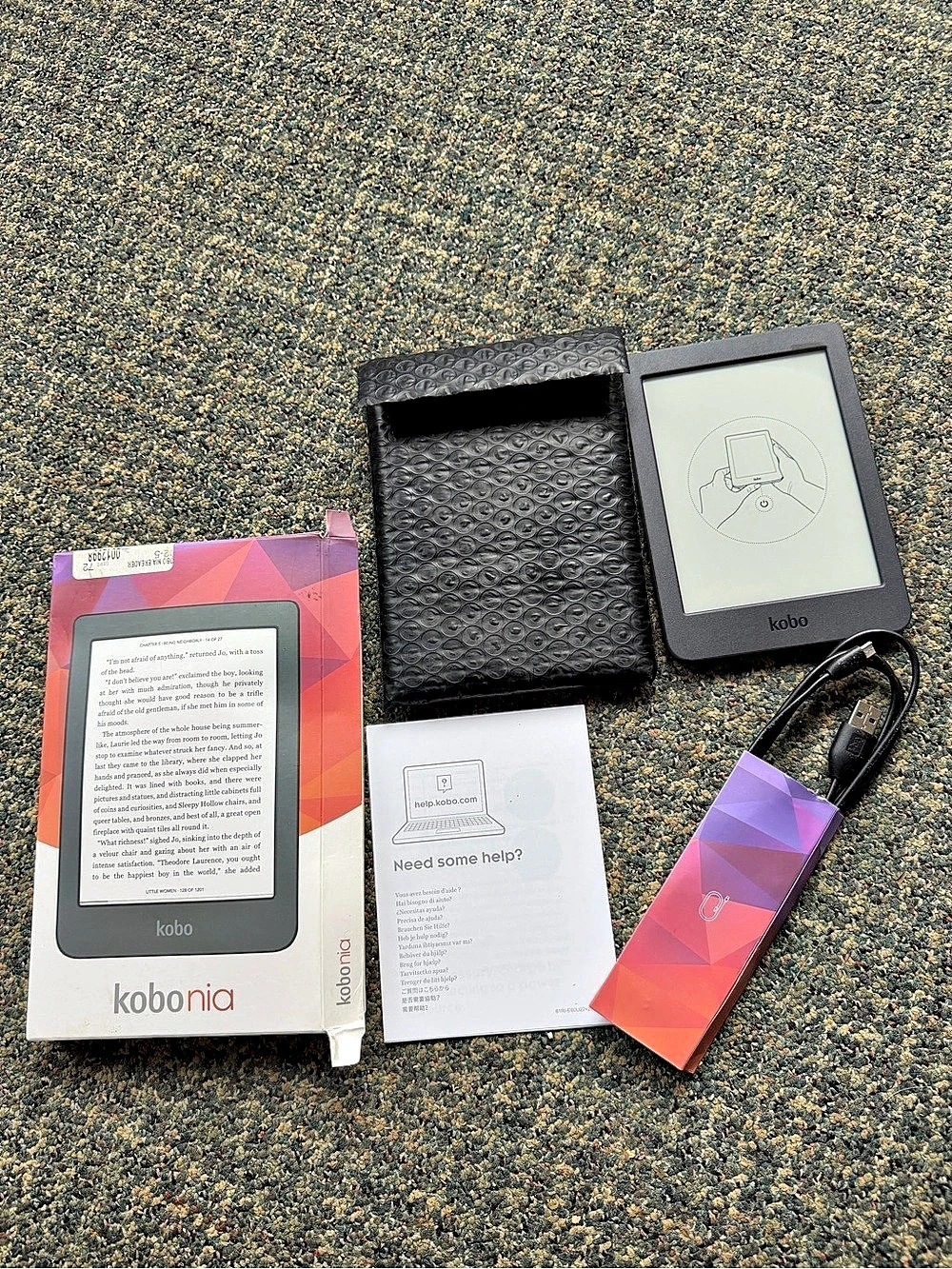 Kobo nia eBook Reader with Box